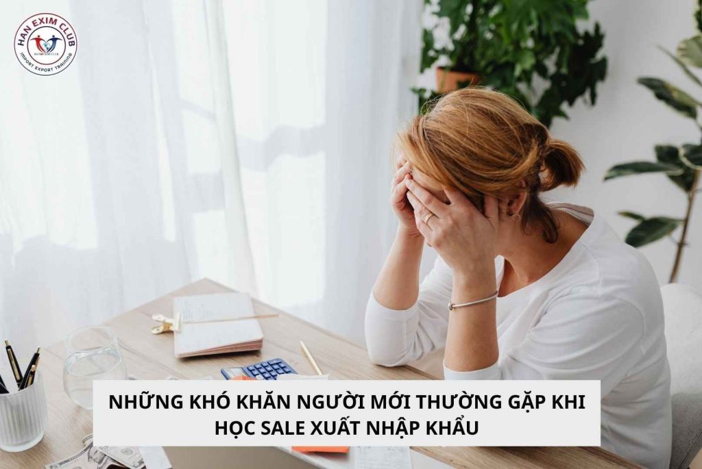 Những khó khăn người mới thường gặp khi học sale xuất nhập khẩu